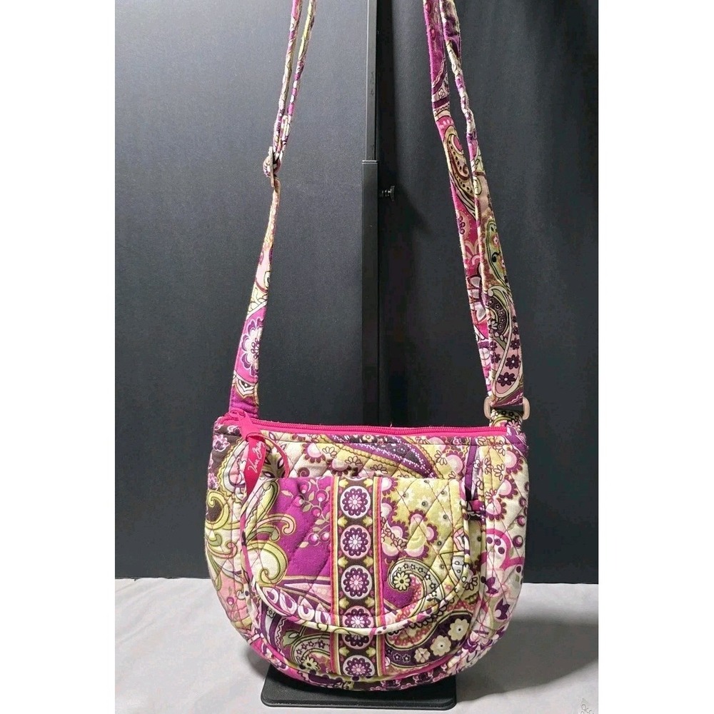 Vera Bradley Very‎ Berry Paisley Small Crossbody Bag Retired